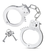 Temptasia Beginner Silver Bondage Cuffs with Adjustable Fit > Bondage Gear > Handcuffs